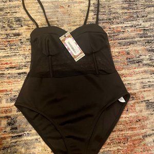 Boohoo Black Body Suit Size 12